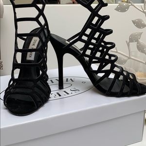 Steve Madden Slithur black caged sandal